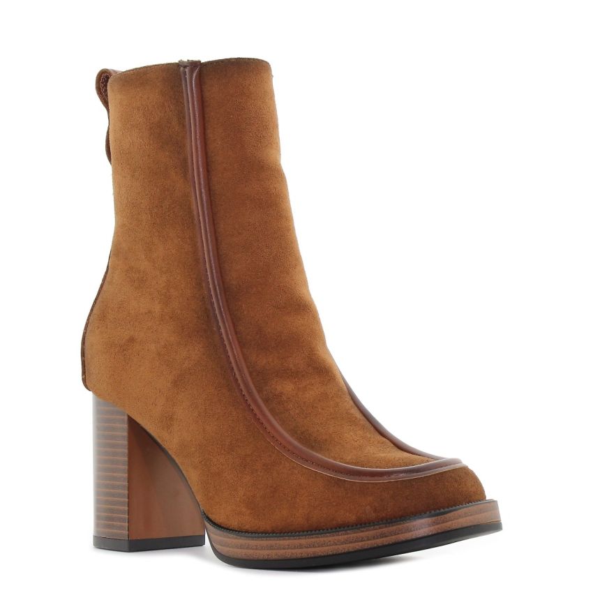 Monogrant - Lidia barna női bokacsizma