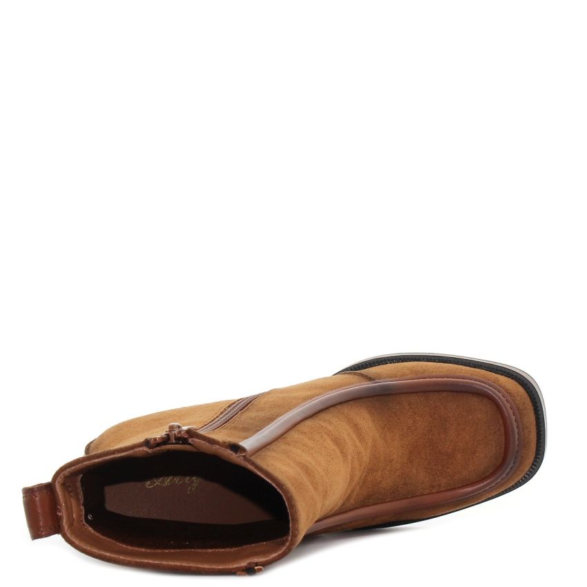 Monogrant - Lidia barna női bokacsizma