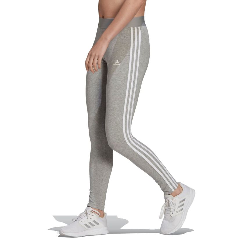 Adidas Loungewear Essentials 3-Stripes szürke női leggings