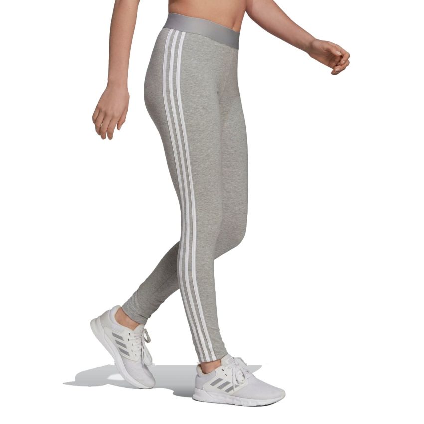 Adidas Loungewear Essentials 3-Stripes szürke női leggings