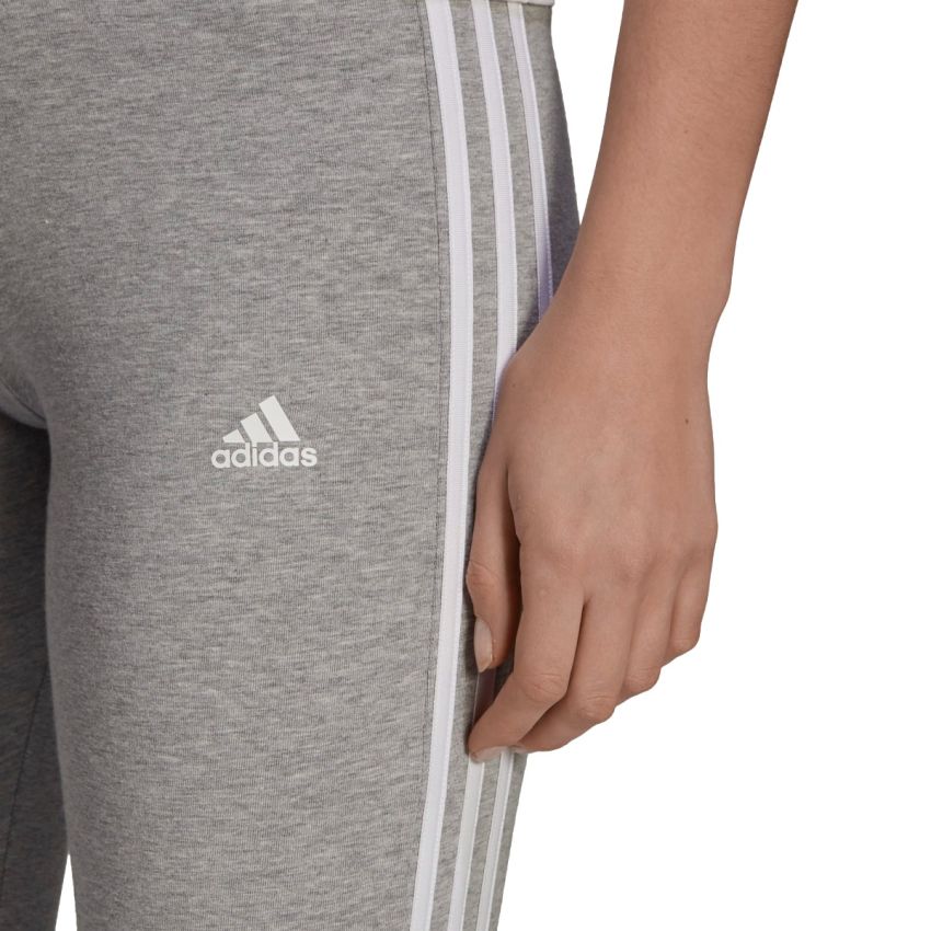 Adidas Loungewear Essentials 3-Stripes szürke női leggings