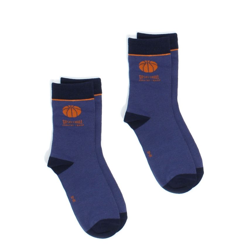 Borgo 2db Prémium sötétkék gyerek zokni szett