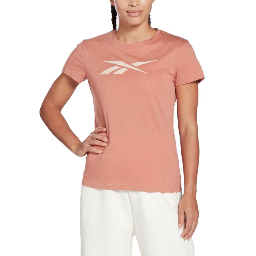 Reebok TE Graphic Vector Tee terracotta női rövidujjú