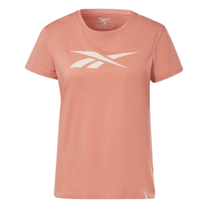 Reebok TE Graphic Vector Tee terracotta női rövidujjú