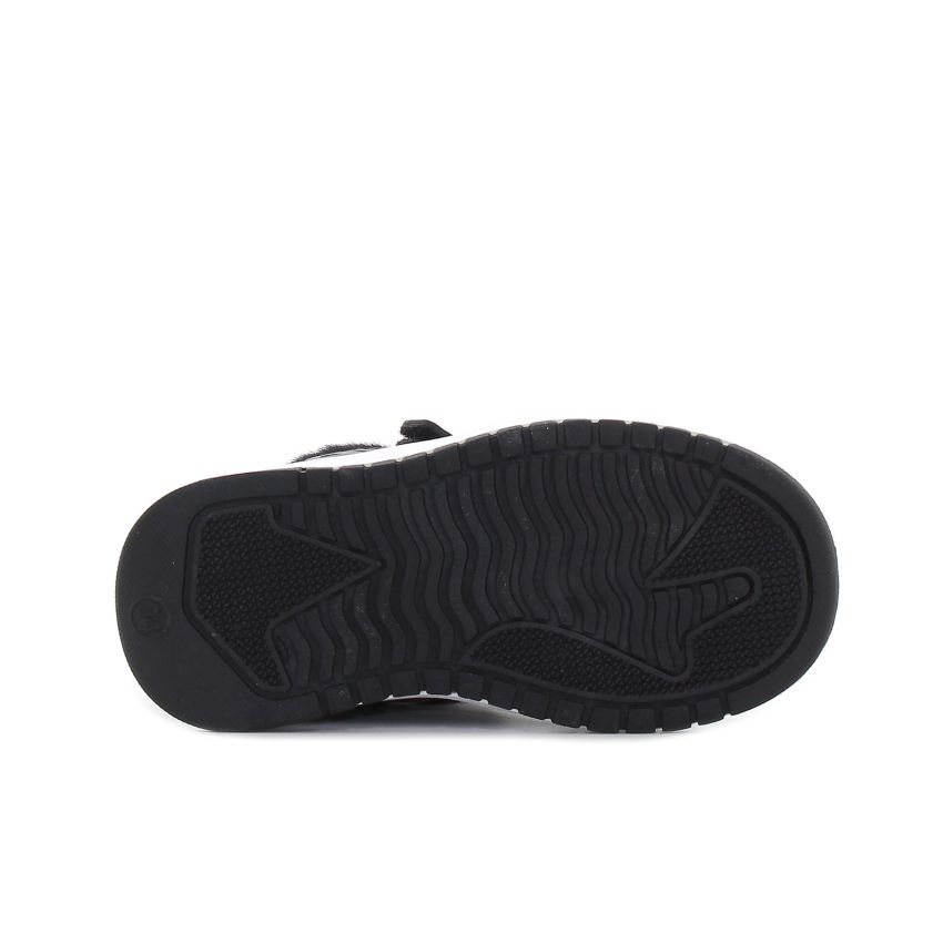 Wink - Qami fekete magasszárú baba cipő