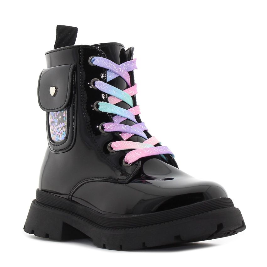 Wink - Nonool fekete bélelt gyerek bakancs