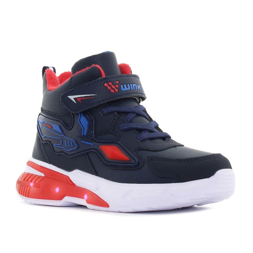 Wink - Spinta villogó sötétkék baba cipő