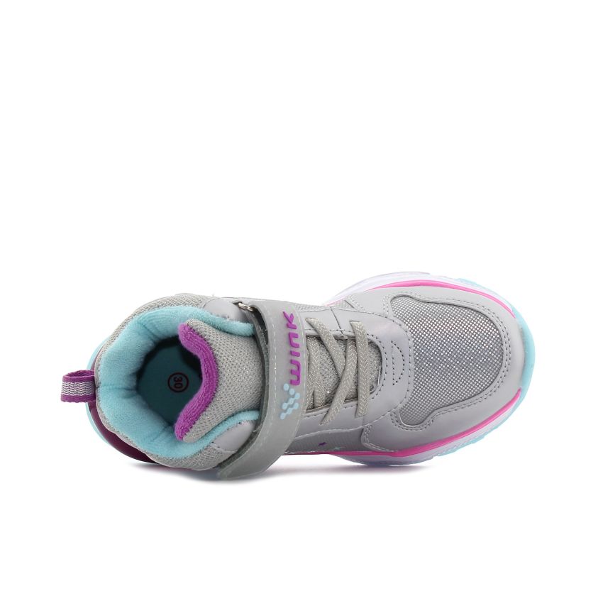 Wink - Rhea Cor villogó ezüst gyerek cipő