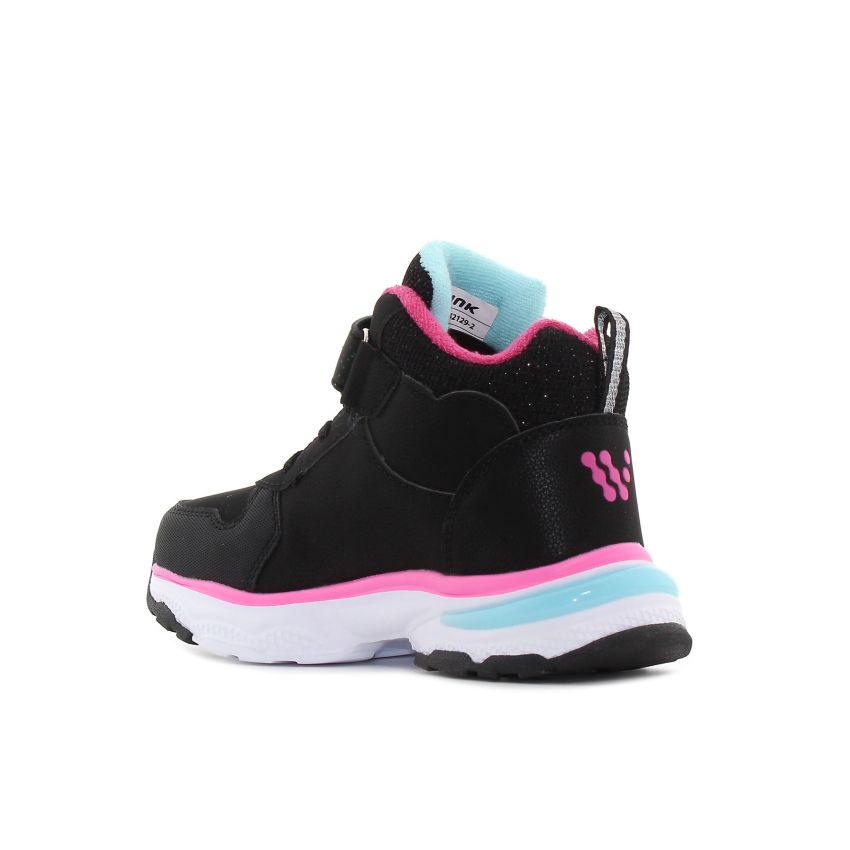 Wink - Rhea Cor villogó fekete gyerek cipő