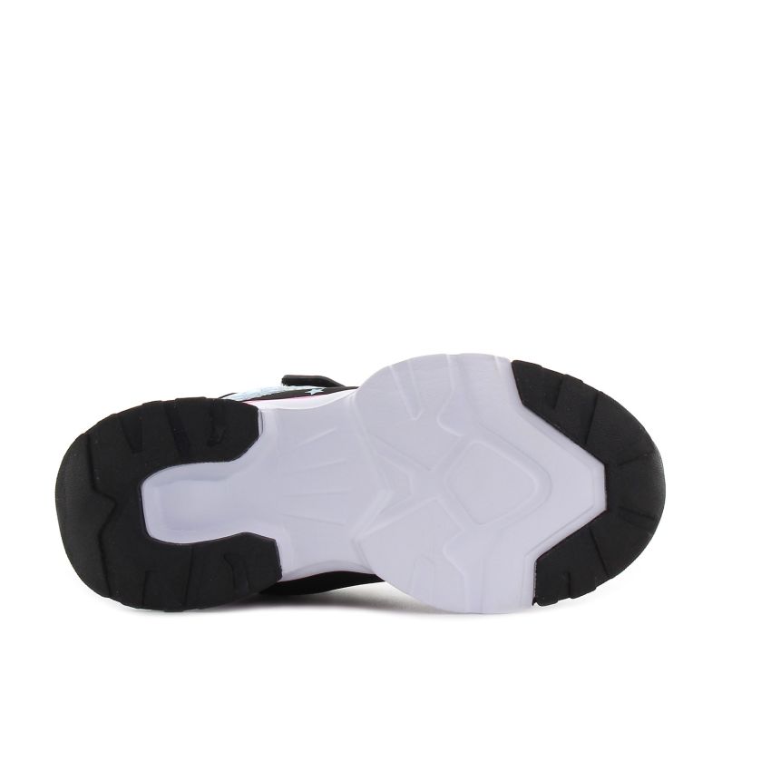 Wink - Rhea Cor villogó fekete gyerek cipő