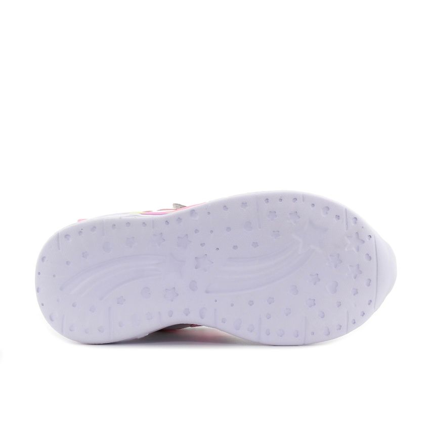 Wink - Rhea Aster villogó ezüst gyerek cipő