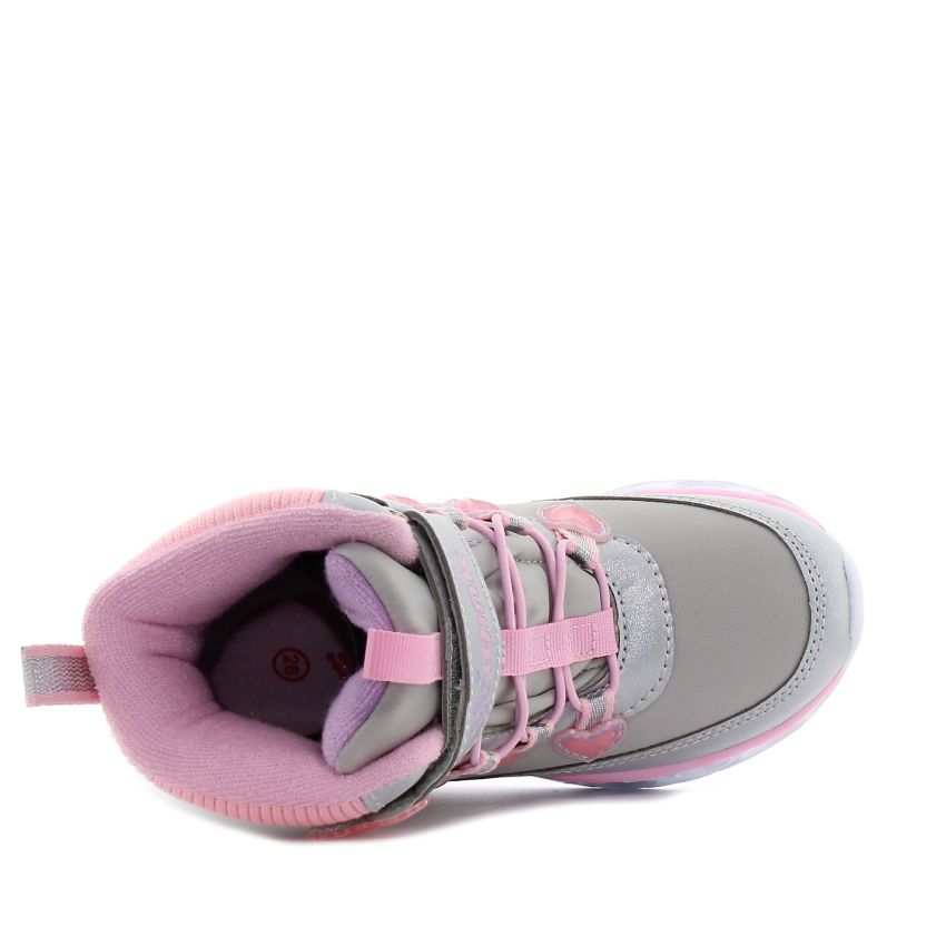 Wink - Mihr villogó ezüst gyerek bakancs