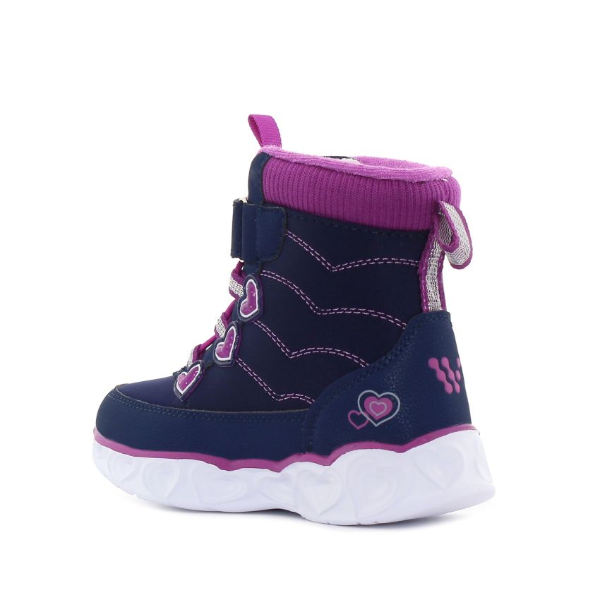 Wink - Mihr villogó sötétkék baba bakancs