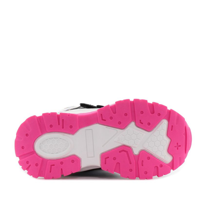 Wink - Ilvad fekete-magenta gyerek csizma