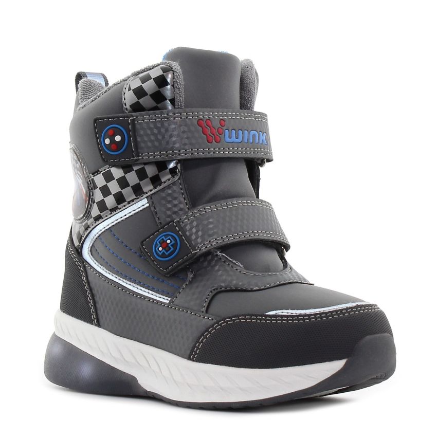 Wink - Alea szürke villogó gyerek csizma