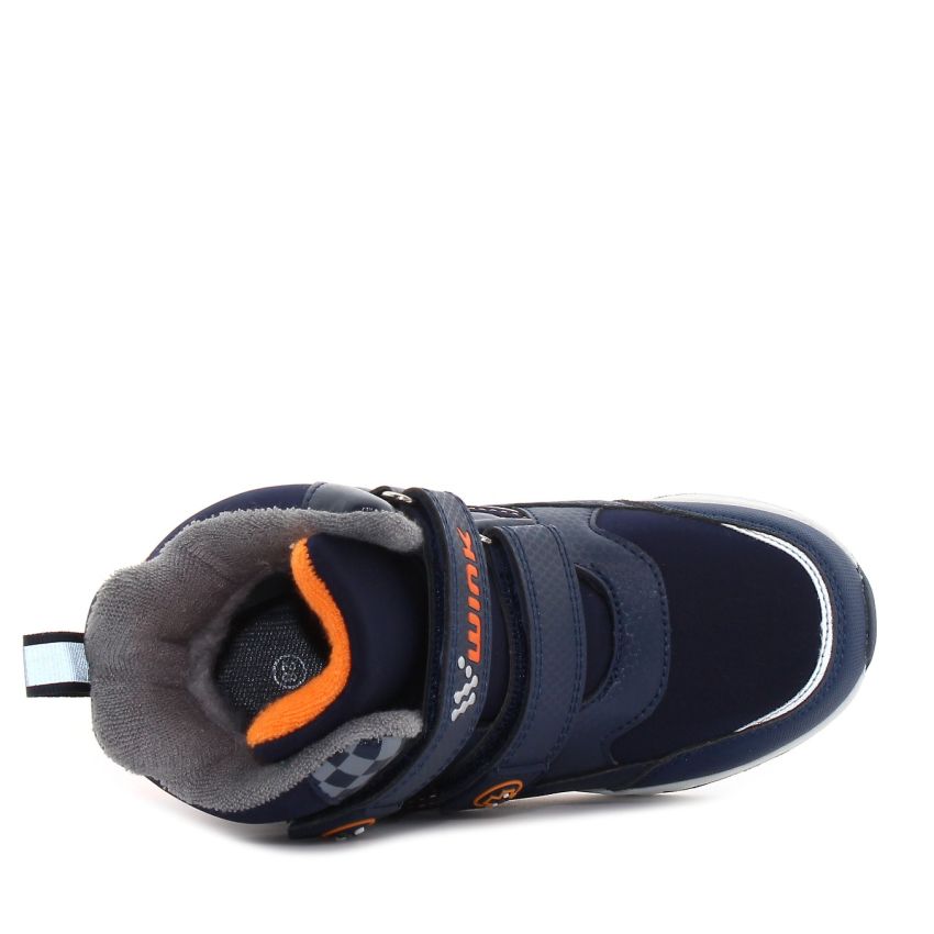 Wink - Alea sötétkék villogó gyerek csizma