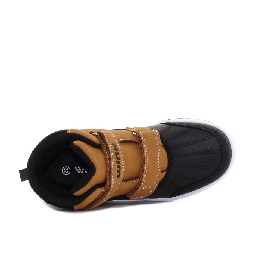 Wink - Oqee barna magasszárú gyerek cipő