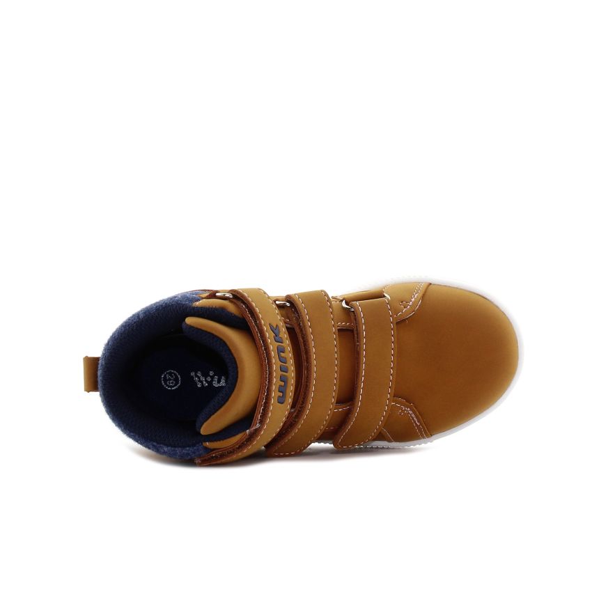 Wink - Zleld barna magasszárú gyerek cipő