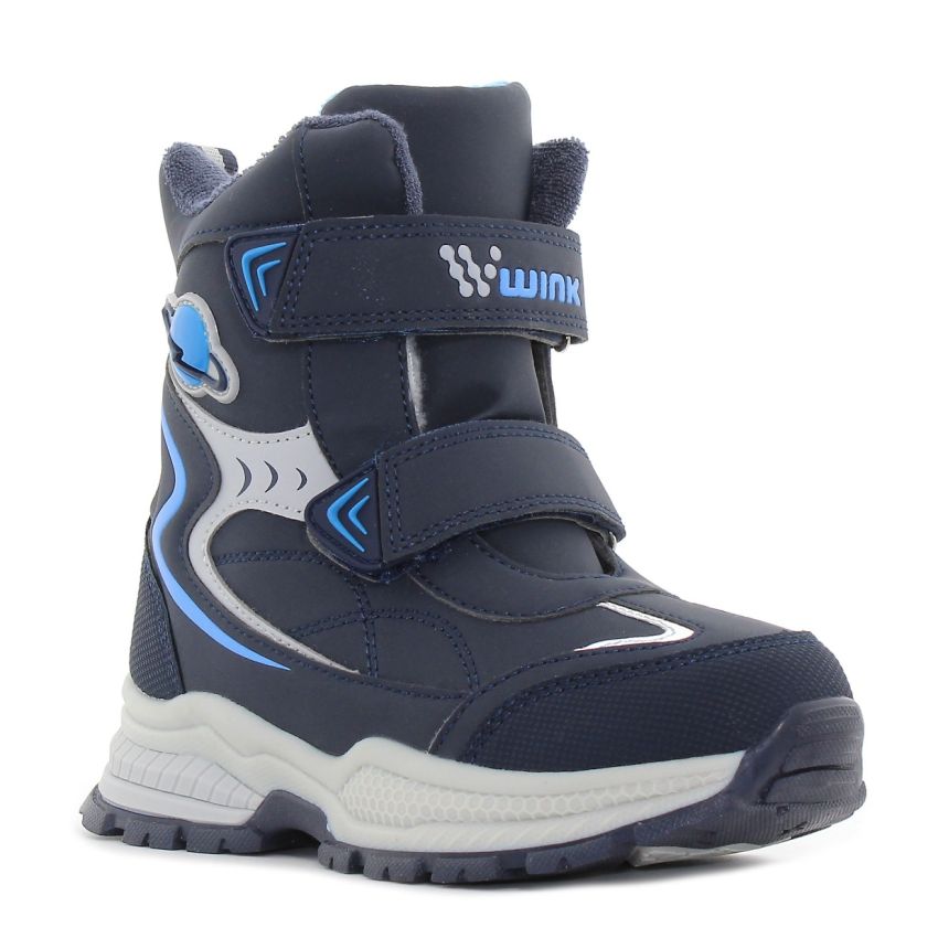 Wink - Strn sötétkék gyerek csizma