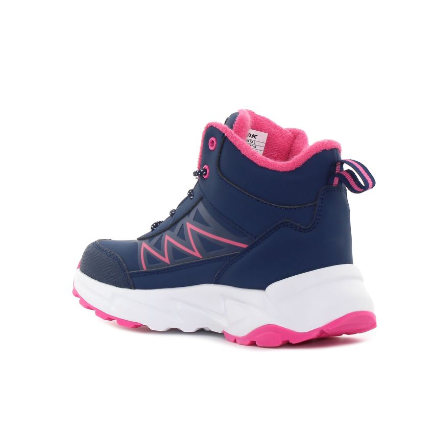 Wink - Chatal sötétkék-magenta junior csizma