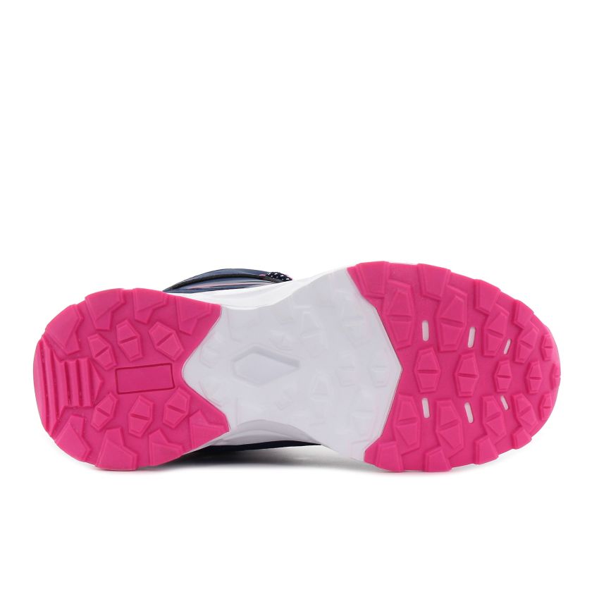 Wink - Chatal sötétkék-magenta junior csizma