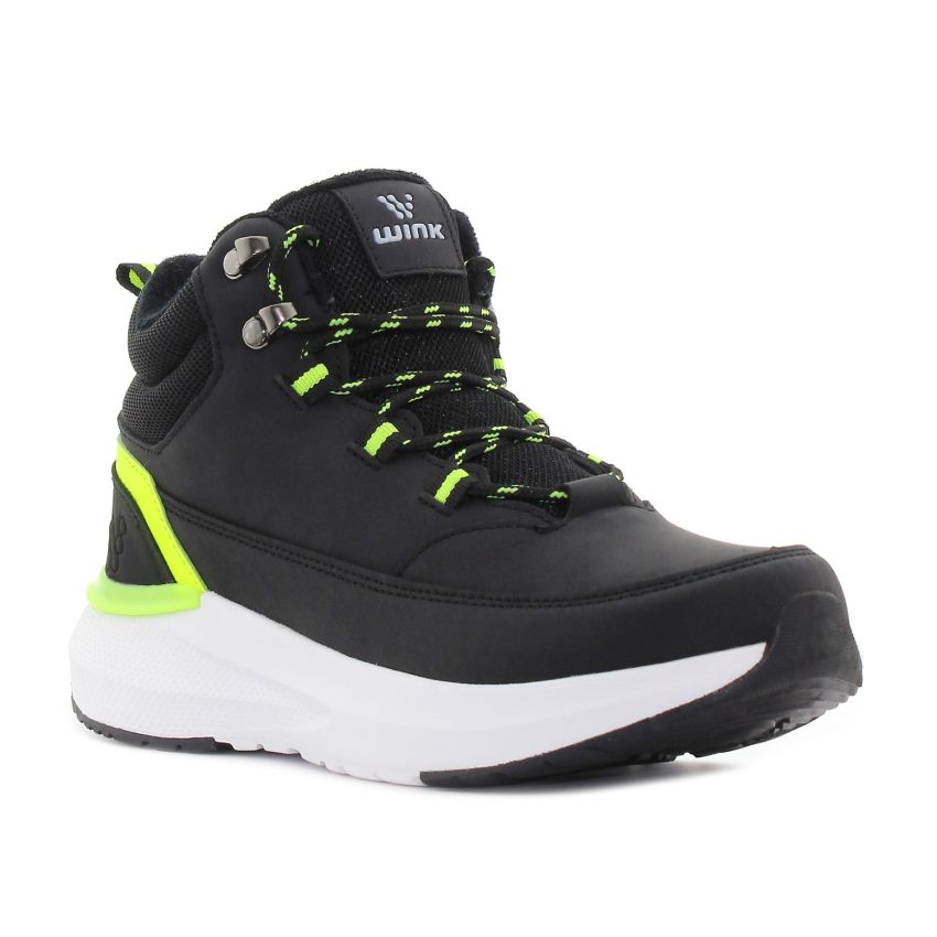 Wink - Wibers fekete junior csizma