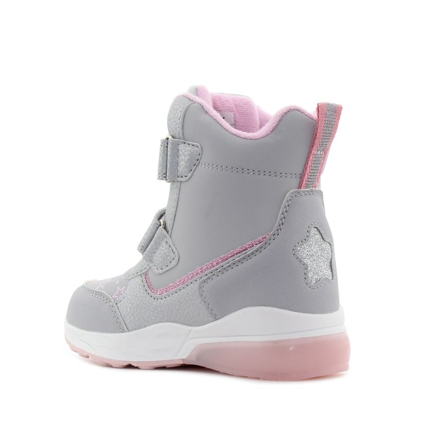 Wink - Mimas szürke villogó gyerek csizma