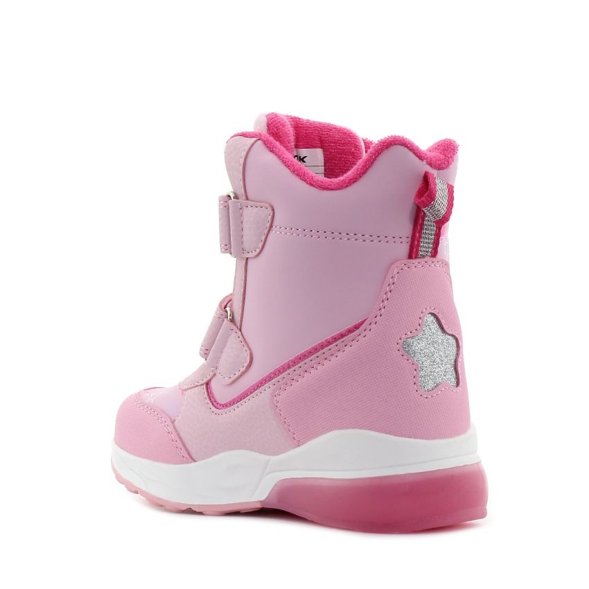 Wink - Mimas rózsaszín villogó gyerek csizma