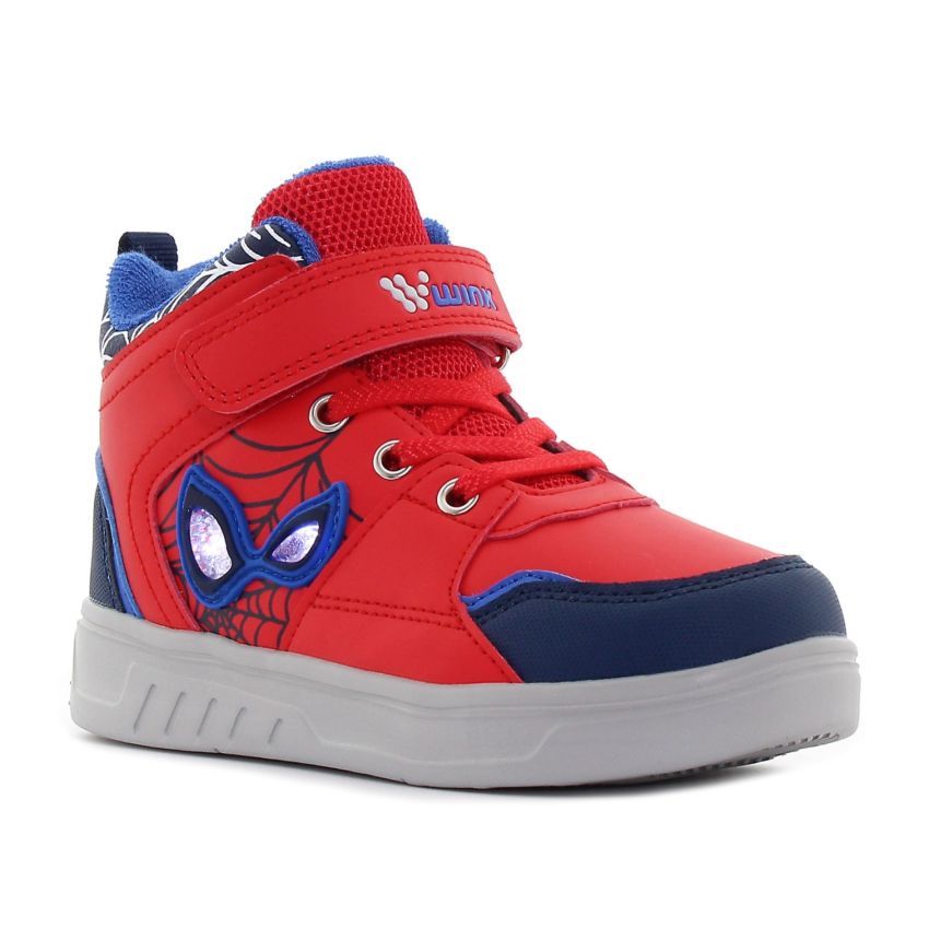 Wink - Arane piros magasszárú villogó baba cipő