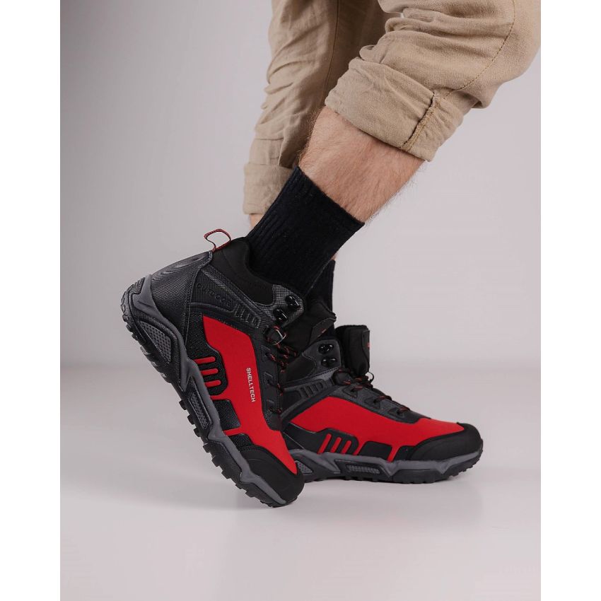 Wink Shelltech - Glacier piros vízlepergető férfi bakancs