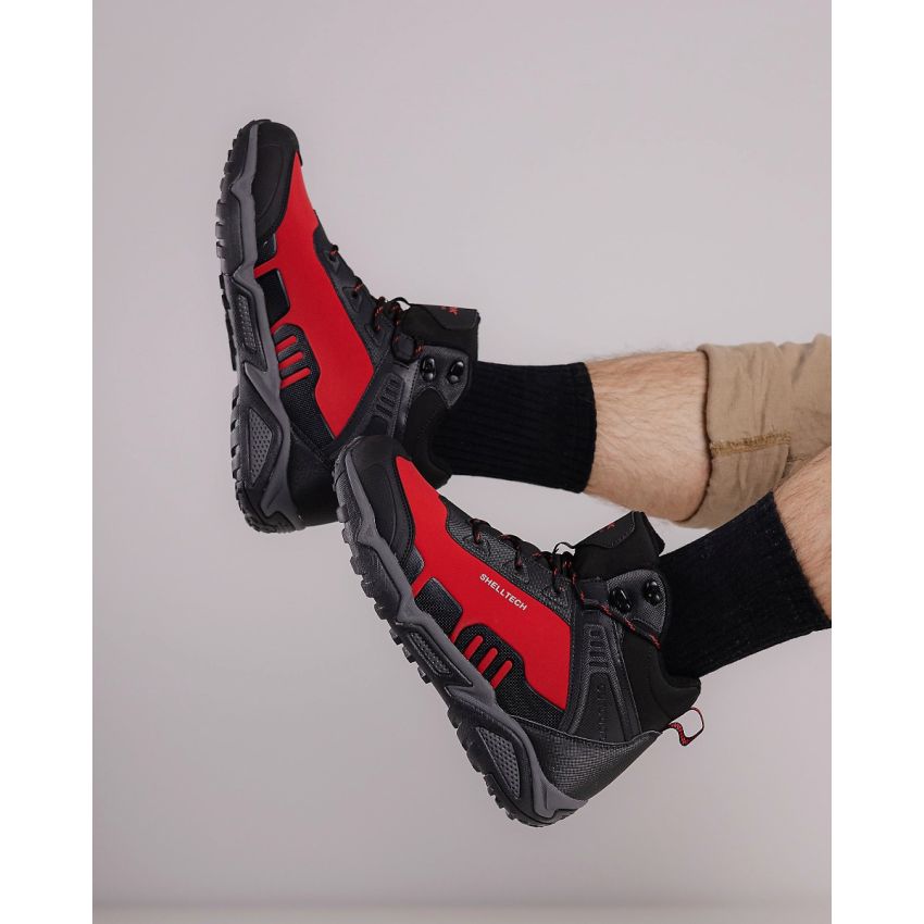 Wink Shelltech - Glacier piros vízlepergető férfi bakancs