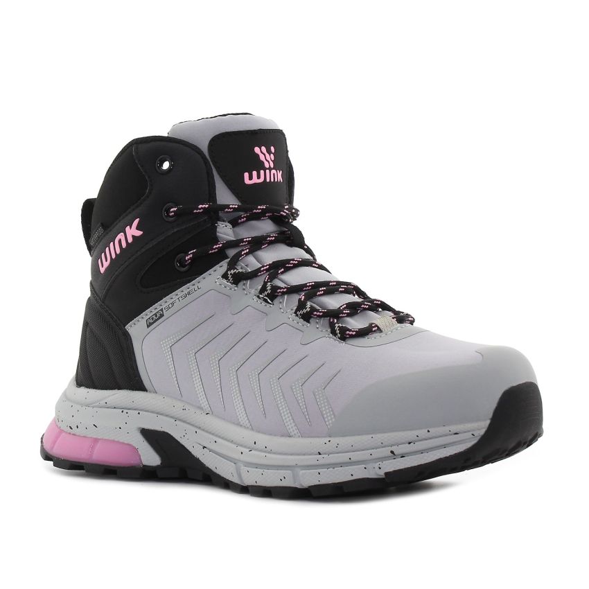 Wink - Tyra vízlepergető szürke női bakancs
