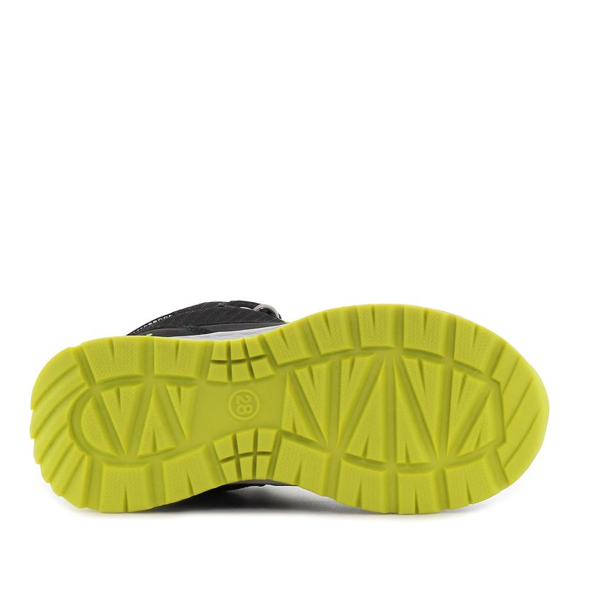 Wink - Zela Leus vízlepergető fekete gyerek bakancs