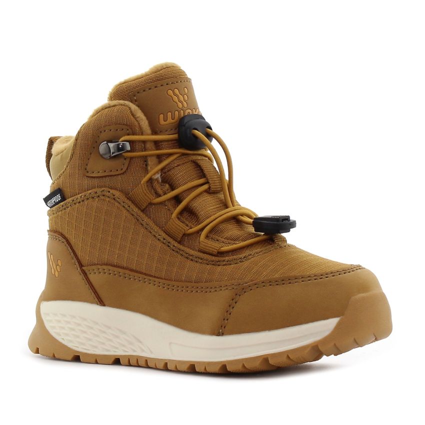 Wink - Zela Leus vízlepergető barna gyerek bakancs