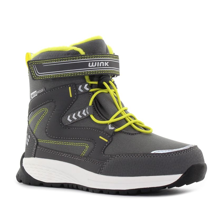 Wink - Zela Pro vízlepergető szürke gyerek bakancs