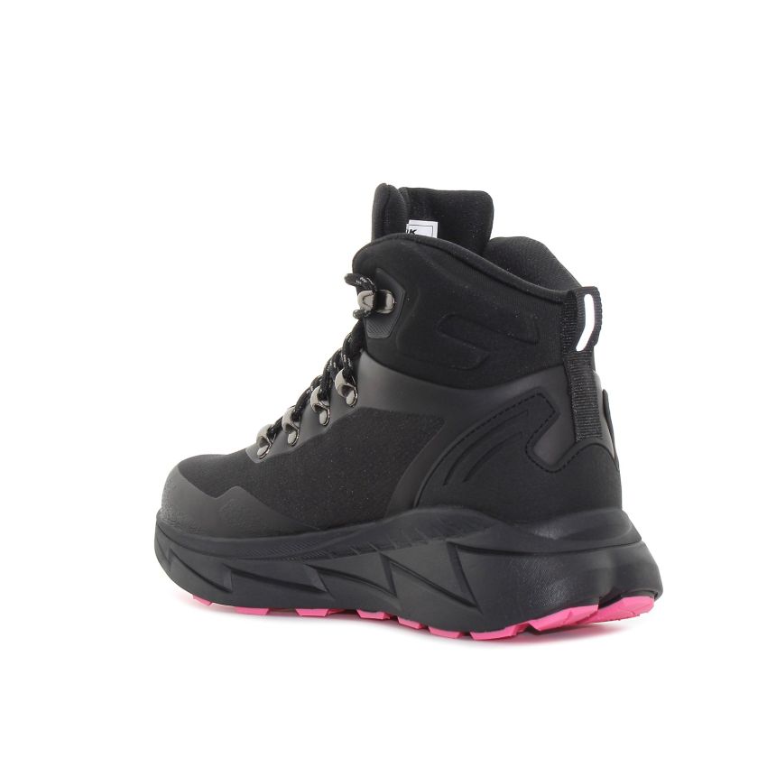 Wink - Vrimm fekete-magenta női vízálló bakancs