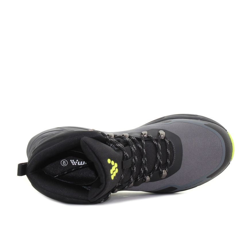 Wink - Vrimm szürke-lime férfi vízálló csizma