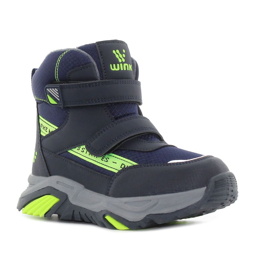 Wink - Kaldius sötétkék baba bakancs