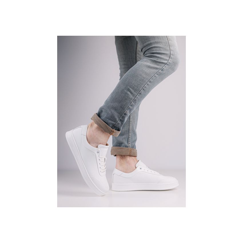 Calvin Klein Low Top Lace Up fehér férfi cipő