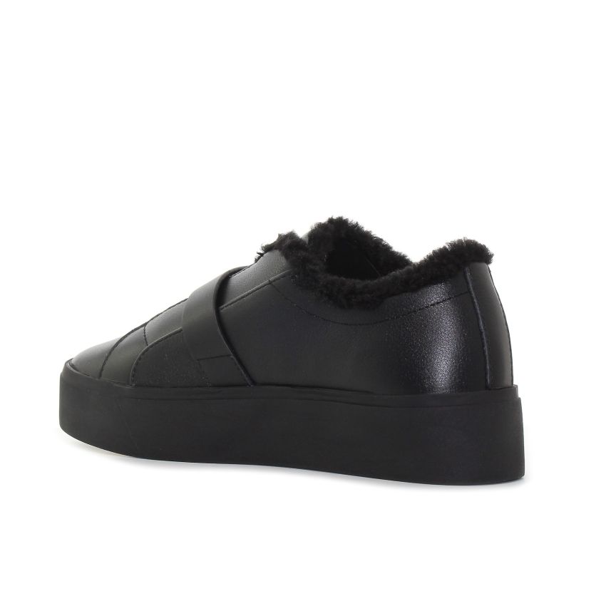 Calvin Klein Flatform Cupsole fekete női cipő