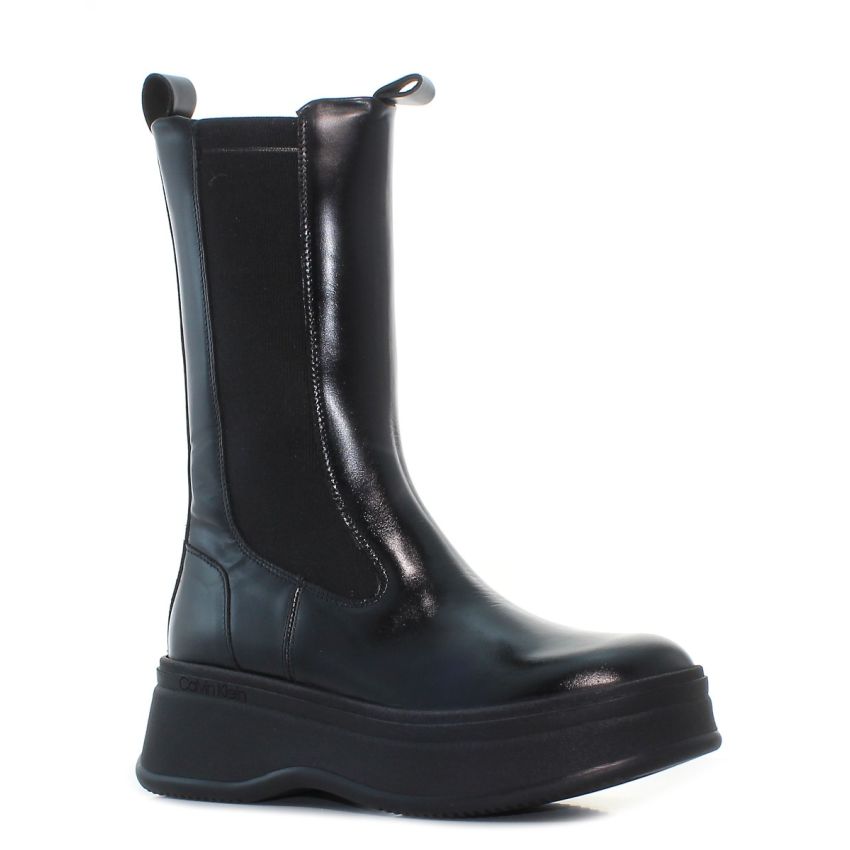 Calvin Klein Pitched Chelsea fekete női bokacsizma