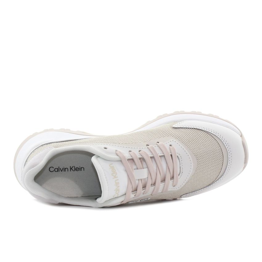 Calvin Klein Runner Lace Up bézs női cipő