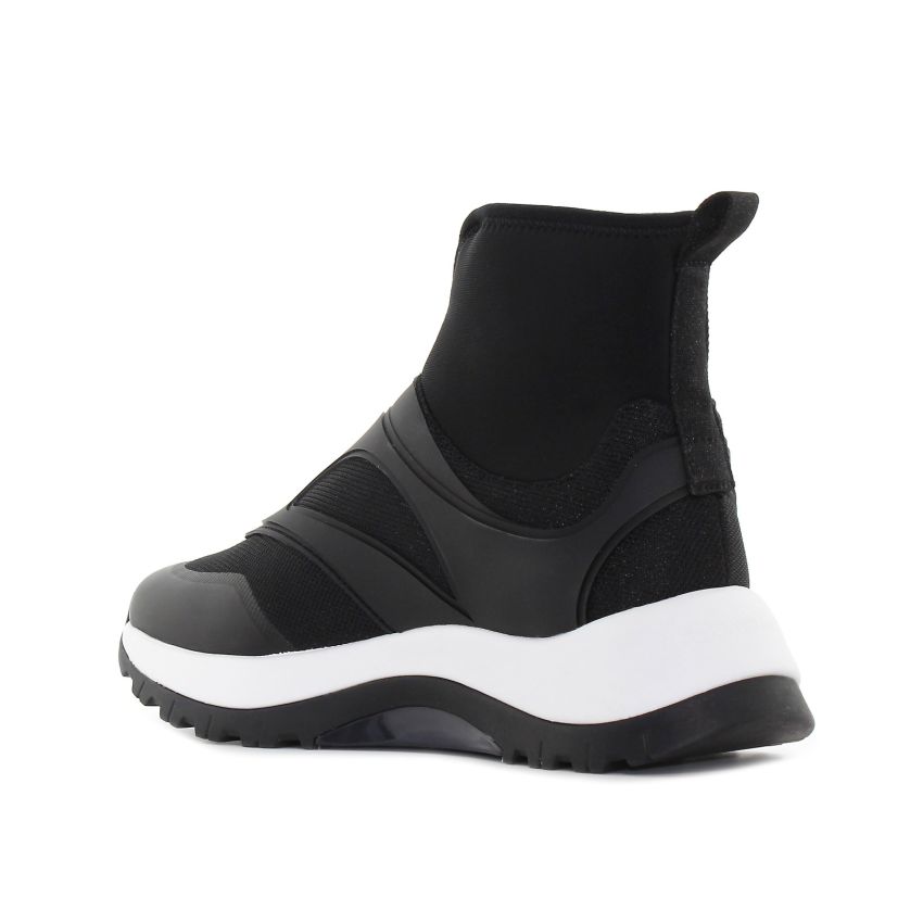 Calvin Klein Runner Sock Boot fekete női cipő
