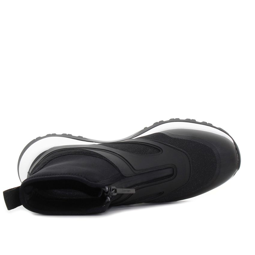 Calvin Klein Runner Sock Boot fekete női cipő