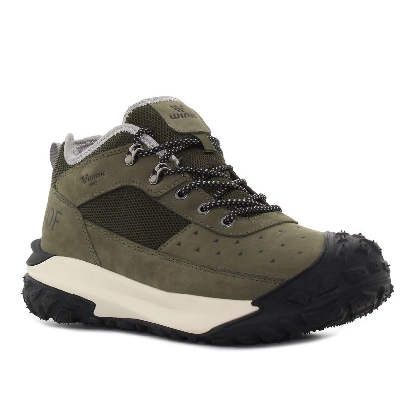 Wink - Navius WR vízlepergető keki férfi bőr cipő