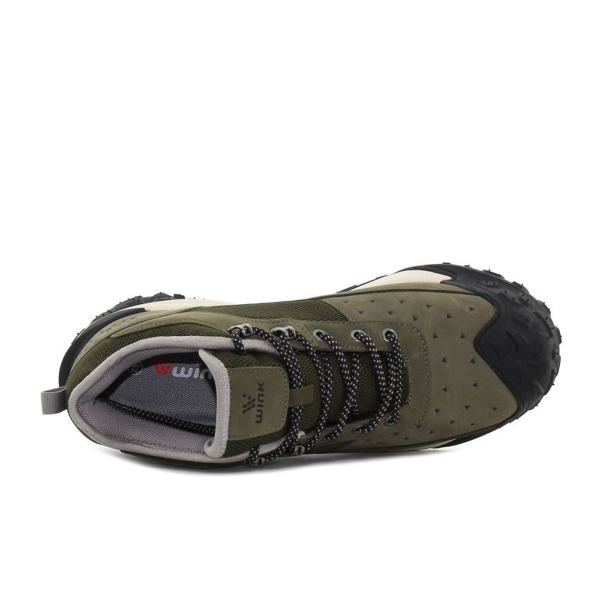 Wink - Navius WR vízlepergető keki férfi bőr cipő