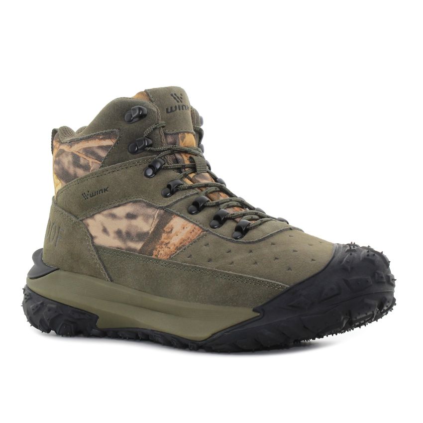 Wink - Navius WRX vízlepergető keki férfi bőr bakancs