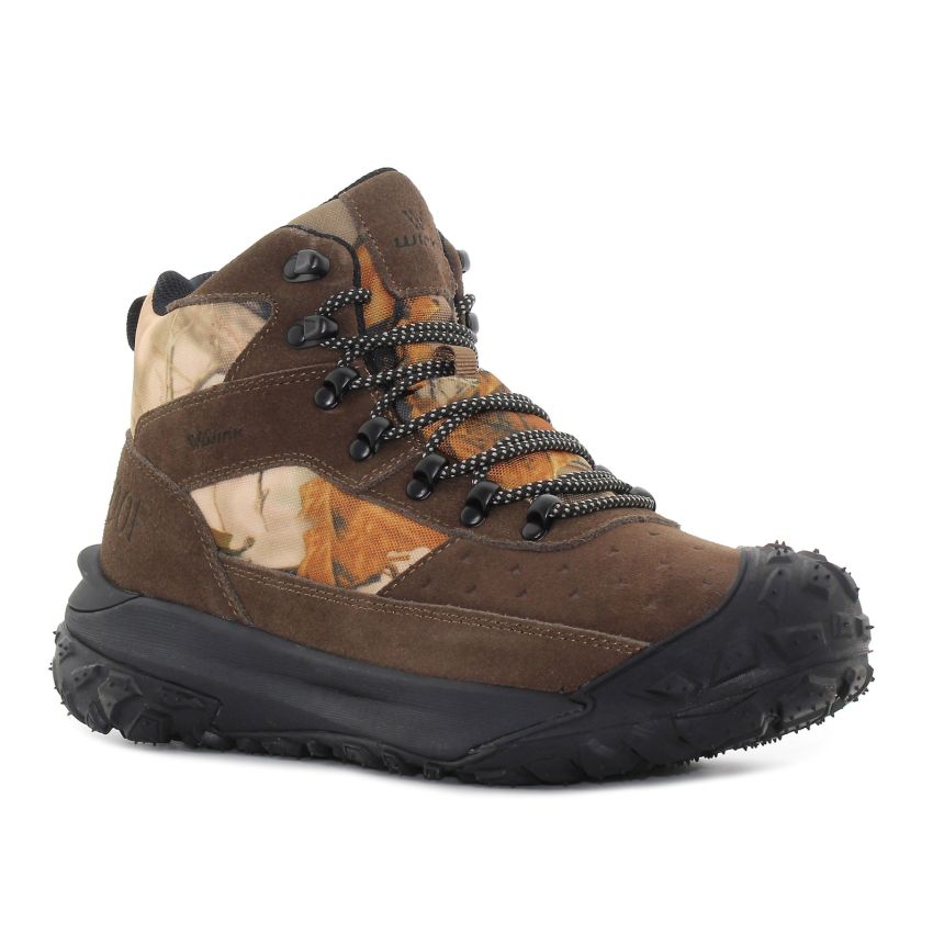 Wink - Navius WRX vízlepergető barna férfi bőr bakancs