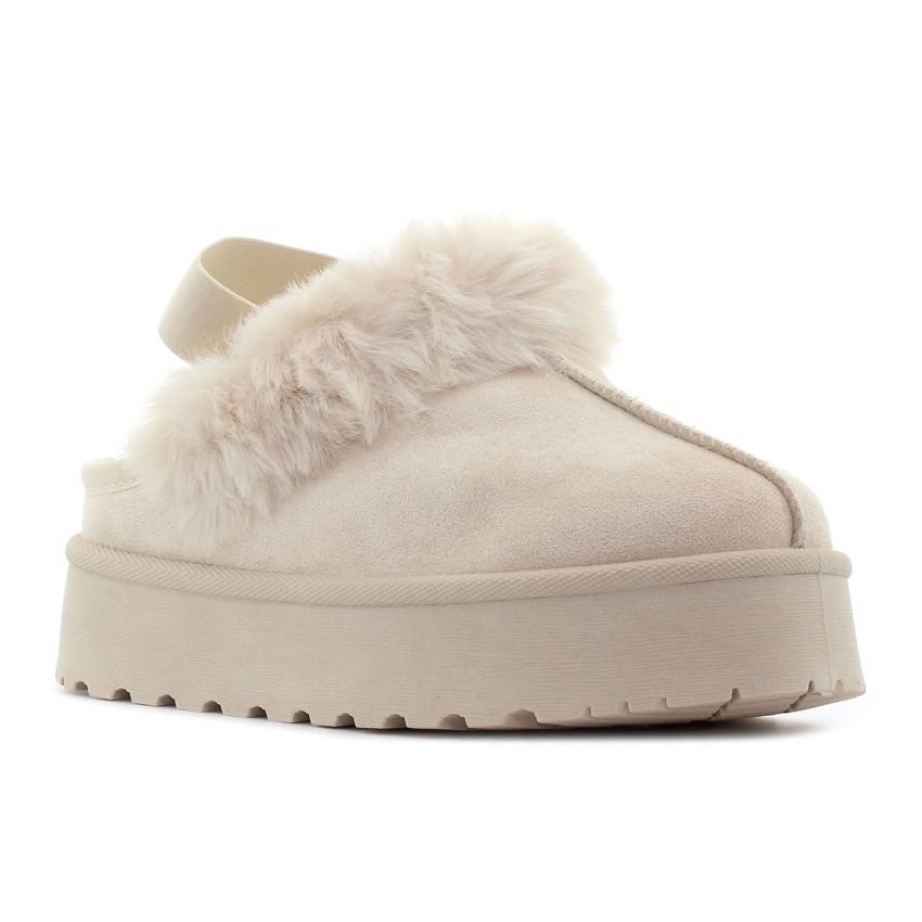 Monogrant - Donna bézs női papucs