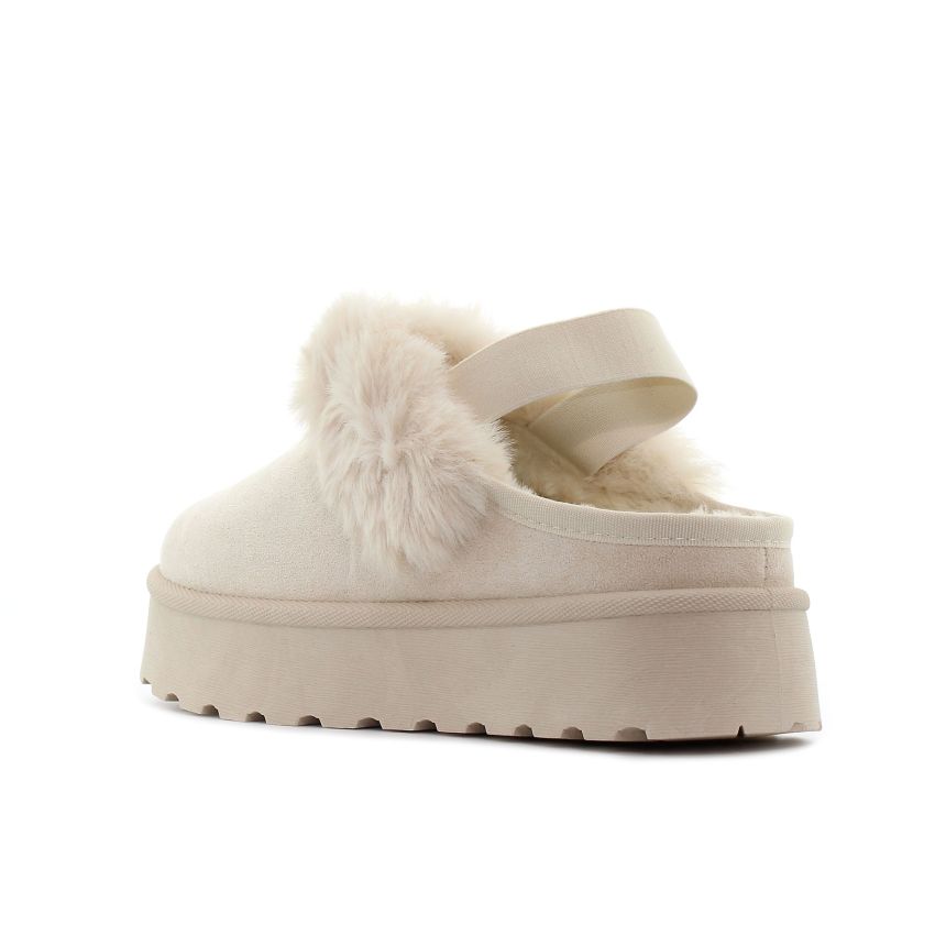 Monogrant - Donna bézs női papucs